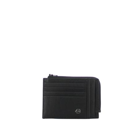 Piquadro Card holder Sort, Herre Punge og Kortholder, Størrelse: ONE Size
