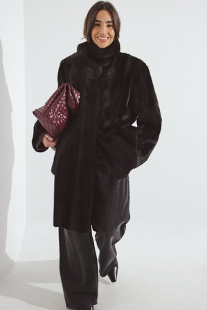 Handpicked x NA-KD Veste en fausse fourrure - Manteaux en fausse fourrure - Brun - EU 36