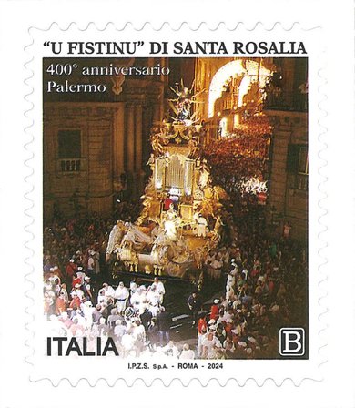 Italien - Santa Rosalia 400 år - Postfrisk frimærke