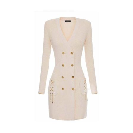 Elisabetta Franchi Knitted Kjole inbo, Dame