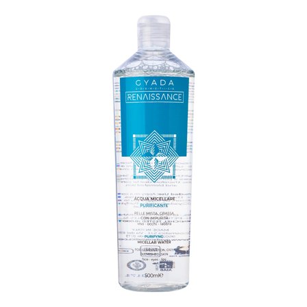 Gyada Cosmetics Renaissance Acqua Micellare Purificante 500ml - Acqua detergente viso