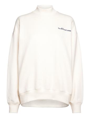 Vintage Fleece-Lsl-Sws Tops Sweat-shirts & Hoodies Sweat-shirts White Polo Ralph Lauren