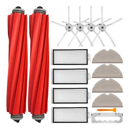 Yhteensopiva Roborock Q7 Max / Q7 Max+ / T8 Robotti Lisätarvikkeet Pölypussi Suodatin Lisätarvikkeet Pääsivu Sivuharja Moppiliina Varaosa