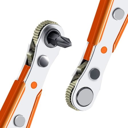 2 mini spärrskaft 1/4"