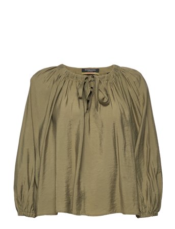 Scotch & Soda | Voluminous Blouse With Ties At Front | XS
