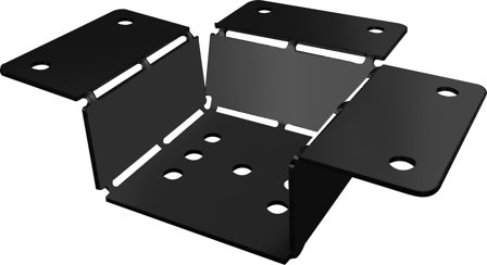 Jabo Öckerö 18012 Fäste till Öckerö staketstolpe 70x70 mm Svart, Utemiljö