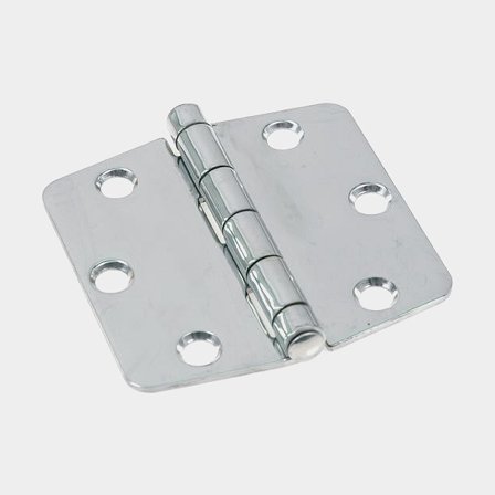 Hatch hinge 1852-Marine, 75 x 73 mm, acid-resistant stainless steel (AISI 316)