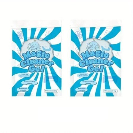 Återanvändbar Magisk Luftutlopp Damm Mjuk Lera 2 Delar RV Super Clean Slime Dammtorkare