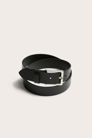 Kappahl | Läderbälte | Svart