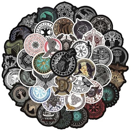 Pakke med Klistermærker - Viking