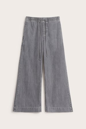 Kappahl | Wide jeans high waist | Silvergrå