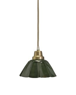 Fönsterlampa Ester av metall Grön - 17 cm - PR Home