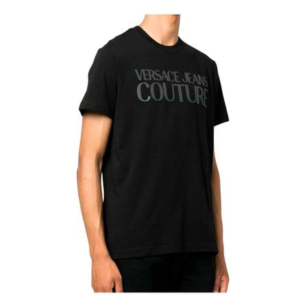Versace Jeans Couture, T-shirt Zwart, Heren, Maat:L