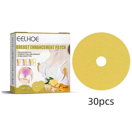 30 stk Brystforstørrelsesplaster Brystforbedrer Fremmer Kvinnelig Hormon Løft Stramming Brystvekst Fyldig Massasje Plaster Bryst Opp Pleie