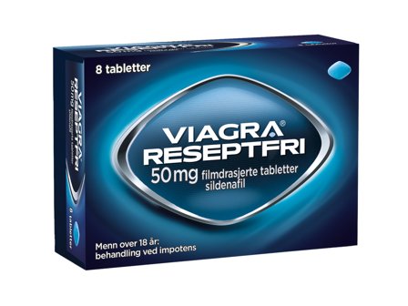 Viagra Reseptfri 50 mg tabletter, 8 stk.