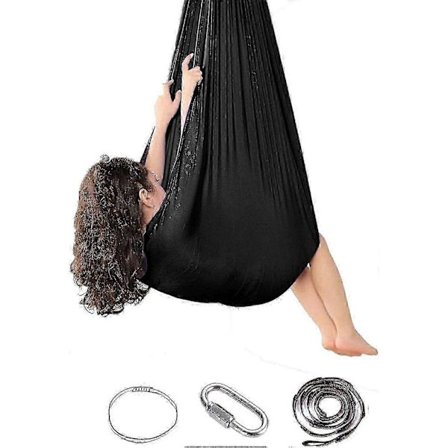 Sensorisk gunga för barn och vuxna - Inomhus terapi gunga för autism, ADHD & speciella behov - Lugnande effekt