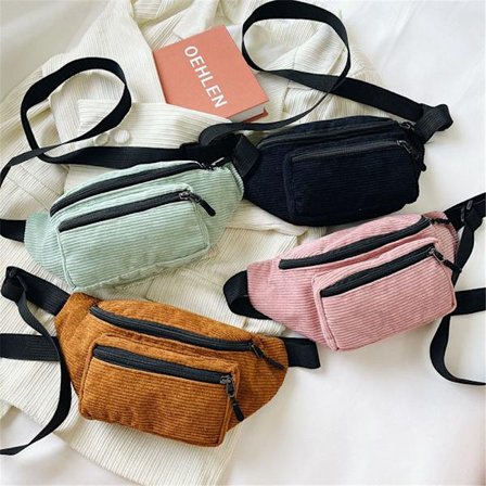 Mordely Manchester Midjeväska Pengar Bälte Pouch Dragkedja Bröstväskan