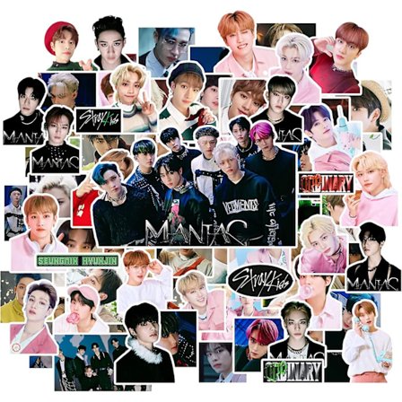 Stray Kids -tarrat, 100 kpl, Stray Kids Oddinary -tarrapaketti, Maniac-tarra, vedenpitävä tarrapaketti, lahja faneille, tyttärelle, Stray Kids -
