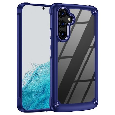 SKALO Samsung A54 5G Glossy Hybrid TPU Skal - Blå