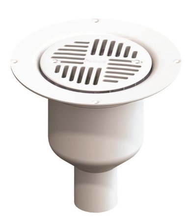 Purus Mini-Brage Gulvafløb 130 mm, bundudgang, Indendørs afløb