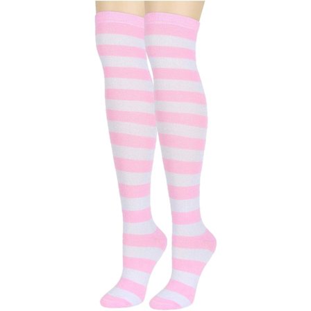 Lårhøje Strømper til Kvinder Stribede Over Knæhøje Lange Strømper, ZQKLA