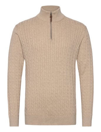 Lindbergh | 1/2 Zip Cable Knit | M