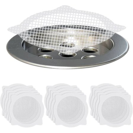 30 st avloppsfilter, engångsfilter för avlopp, nätfilter