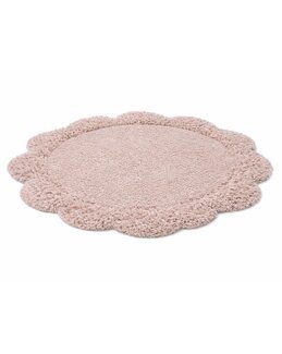 Bomullsmatta rund Jazz Rosa - Fondaco