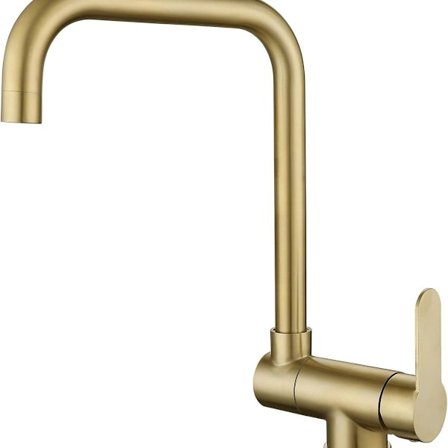 Fällbar kökskran fönsterkran guld koppar KLB