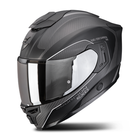 Umpikypärä Scorpion EXO-1500 Carbon Air Mundi Blade Matta Musta/Hopea S