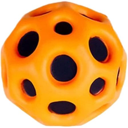 Mini sprettball leketøy ekstrem romball høy sprett måneball planet sfære slammer baller leketøy lommepenger leker for barn Halloween oransje 3stk
