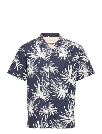 Jorbreezy Resort Floral Shirt Ss Ln Blue Jack & J S