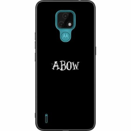 Motorola Moto E7 Svart Skal Abow