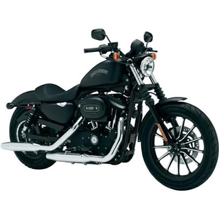 (Sort) Motorcykelmodel - MAISTO - Harley Davidson 13 Sportster Iron 883 - Sort - Interiør - 1/12