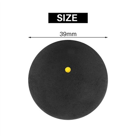 3 kappaletta yksipiste squash pallo keltainen matala nopeus urheilukumi pallot ammattimainen pelaaja kilpailu squash