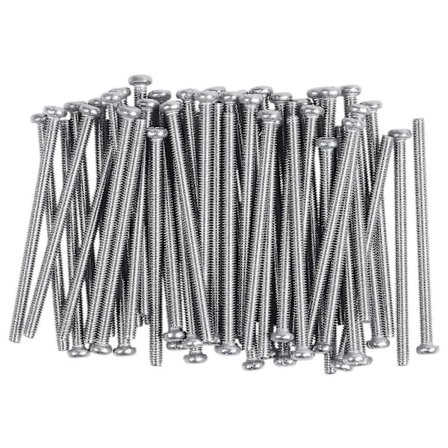 M2.5 X 40mm 304 Rustfrit Stål Runde Skruer Bolt 60 stk