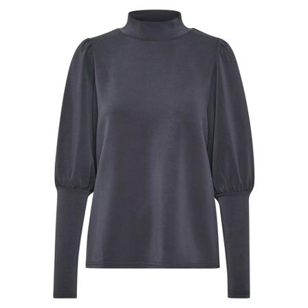 My Essential Wardrobe Puff Bluse Grå, Dame