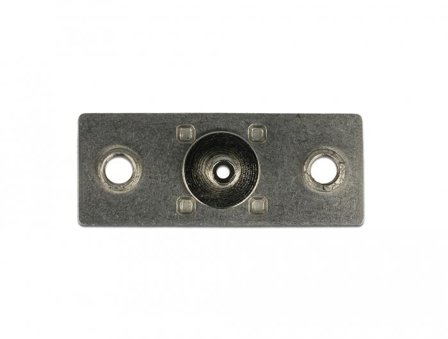 Delock FAKRA Z plug spring pin for crimping 2 prepunched holes - påknipsbar mulighetsmodulfrontplate