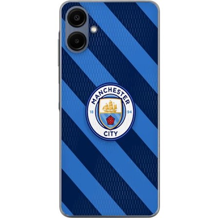 Kompatibelt Mobilskal till Samsung Samsung Galaxy A06 Paris Saint-Germain klubbmärke med Eiffeltorn, blå cirkulär logotyp med röd mittlinje och de