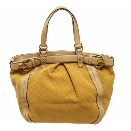Gucci Vintage, Pre-owned Handbags Geel, Dames, Maat:ONE Size