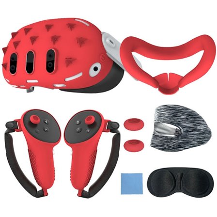 Viktiga 7-st tillbehör för VR Headset Protector Controller Grip Rocker Cap VR Facial Interfaces Controller fäste