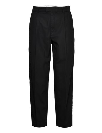Hope Cropped High Waist Trousers - Black - 34