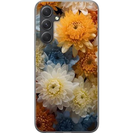Samsung Galaxy S24 FE Gennemsigtig cover Blomster