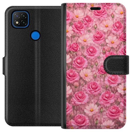 Yhteensopiva Lompakkokotelo Xiaomi Redmi 9C Petal Reverie Blush Rose