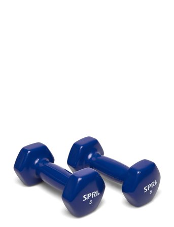 Spri Spri Dumbbell Vinyl 2,3Kg/5Lb Pair - Blue - 2.3KG