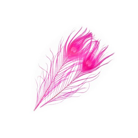 Frödin SNS Peacock Eye Feathers - B&D Evil Magenta
