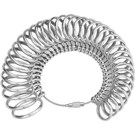 Ringstorleksmätare i Metall - Fingerstorleksmätare - Ringstorleksverktyg