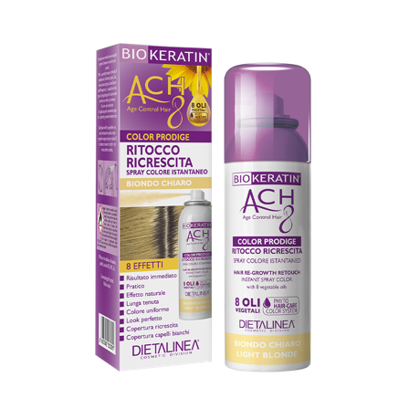 Biokeratin Ach8 Ritocco Ricrescita Spray Biondo Chiaro 75ml