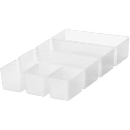 SmartStore insatser fackl dor/askar 3+3 Transparent