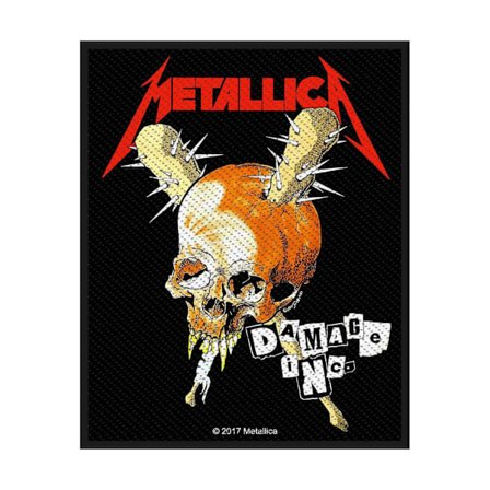 Metallica Damage Inc Standard Patch One Size Svart/Röd/Orange